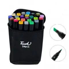 48 шт Набор двусторонних скетч-маркеров для рисованияTouch на спиртовой основе | Зображення 5