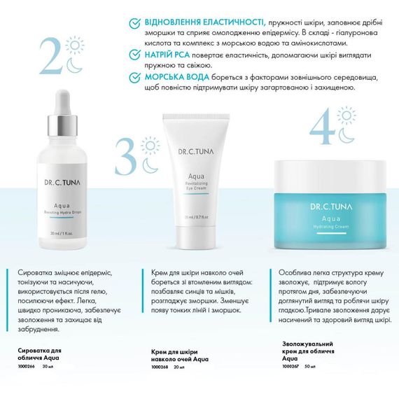 Зволожуючий крем для обличчя для сухої та зневодненої шкіри Farmasi Aqua 50 мл | Зображення 5