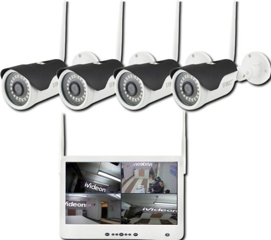 Комплект відеоспостереження WiFi Full HD XPRO CAD-1304 LCD 13.3 (CAD-1304_7952) | Зображення 2