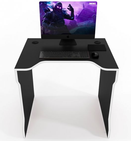 Стол компьютерный ZEUS TRON-3 черныйбелый | Зображення 5