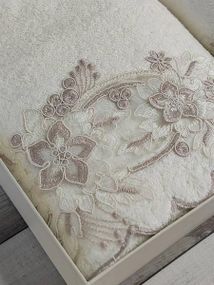 Полотенца Pupilla Vanetta krem Бамбук набор 2 шт