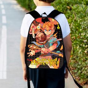 Рюкзак детский аниме Туалетный мальчик Ханако, 34х27см,городской ранец для мальчика с принтом (00406)