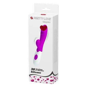 Вібратор зі стимуляцією клітора SNAPPY (на батар) Sex Aura
