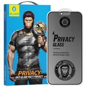 Захисне 2.5D скло Blueo Full Cover Anti-Peep Matte для Apple iPhone 13 Pro / 13 / 14 (6.1")