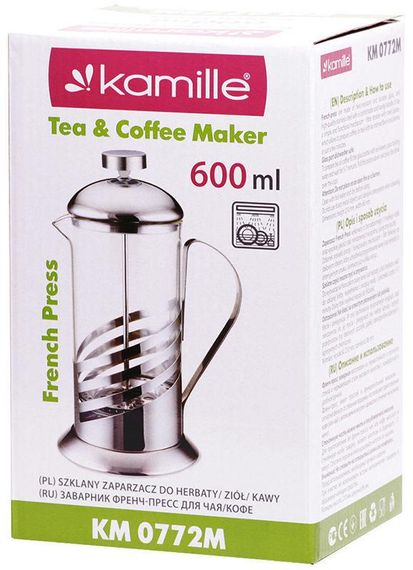 Френч-прес Kamille Lizardi 600мл | Зображення 4