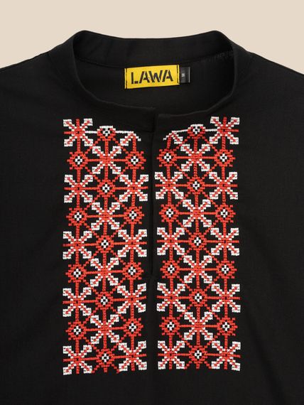 Сорочка вишиванка чоловіча LAWA E-MB02305 L Чорний shop (2000999589874) | Зображення 1