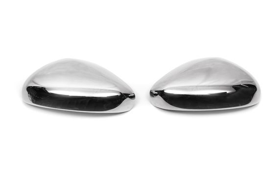 Накладки на дзеркала (2 шт, нерж) OmsaLine - Італійська нержавійка для Citroen DS-3 2009-2016 рр | Зображення 1