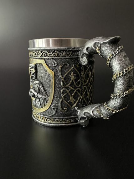 3D кухоль “Лицар у шоломі”, 400 мл | Зображення 1