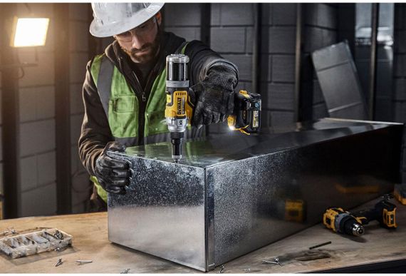 Заклёпочник аккумуляторный бесщёточный Диаметр закл. 4.8 - 6.4 мм DeWALT DCF414NT | Зображення 8