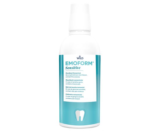 Ополіскувач для порожнини рота з мінеральними солями та фторидом Dr. Wild EMOFORM Sensitive, концентрат, 500 мл