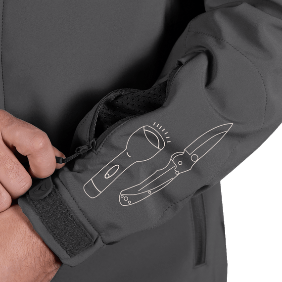 Куртка Rubicon SoftShell Графіт (7494), XXXL | Зображення 5