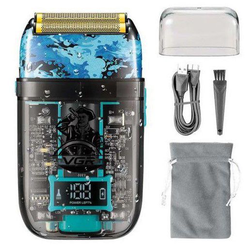 Акумуляторна чоловіча електробритва VGR V-352 для гоління бороди та вусів шейвер для ідеальної гладкості | Зображення 2