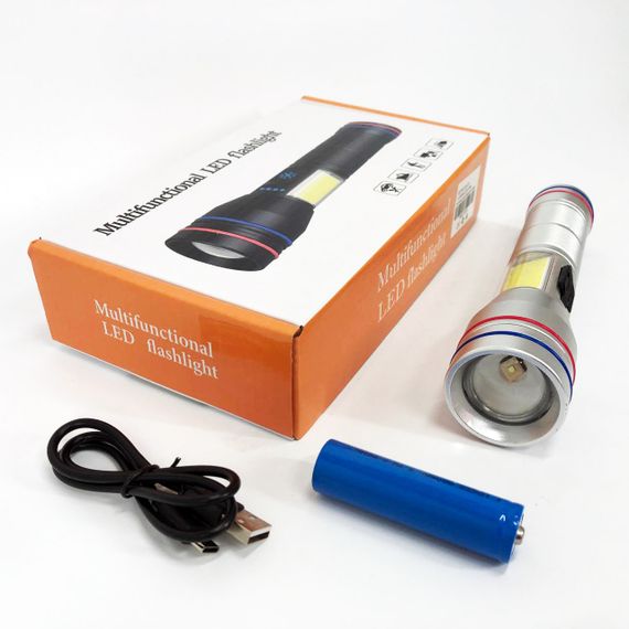 Ліхтар PLD-231 WHITE LASER LED PM10-TG+COB(white+red), 1х26650, Ліхтарик police оригінал, Ліхтарик поліс | Зображення 3