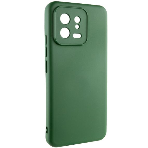 Чехол Silicone Cover Lakshmi Full Camera (A) для Xiaomi 13 Full camera, Зеленый / Dark green | Зображення 1