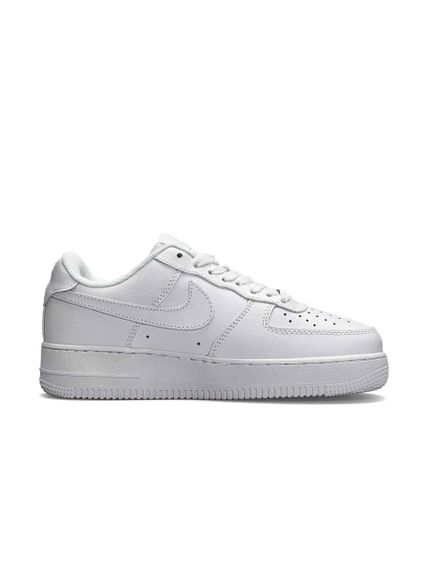Женские кроссовки  Air Force 1 Winter All White, Вьетнам , мех 40 25