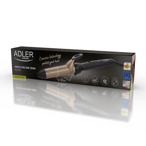 Плойка для волосся 32 мм Adler AD 2112 керамічна з затискачем | Зображення 9