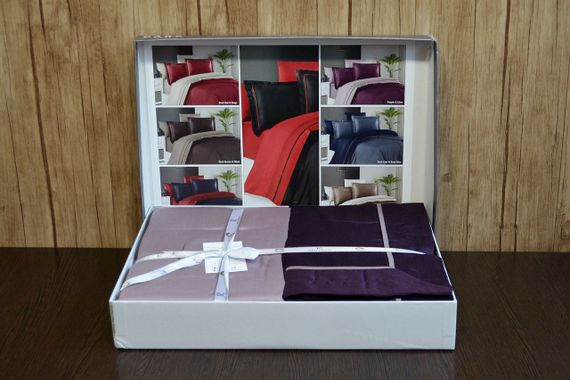 Постельное белье First Choice Deluxe Satin DARK 200 х 220 см Serenity Purple Lilac | Зображення 2