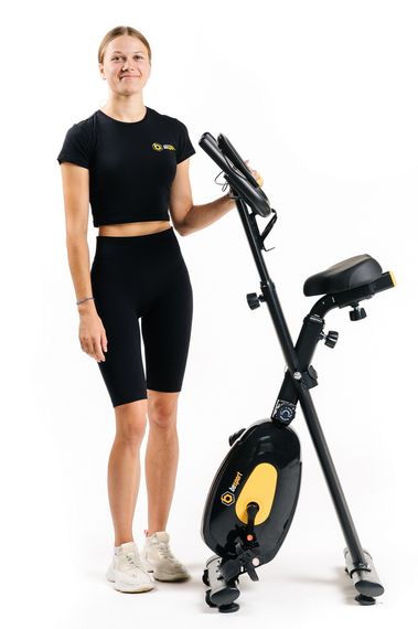 Велотренажер Besport BS-1560 XRAY магнітний чорно-жовтий | Зображення 6