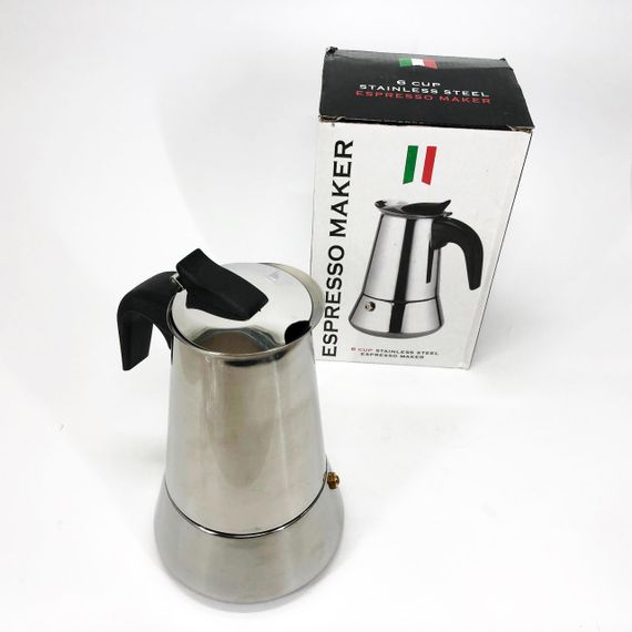 Кавоварка гейзерна Unique UN-1902 на 6 чашок 270 мл, Гейзерна кавоварка для електроплити | Зображення 8