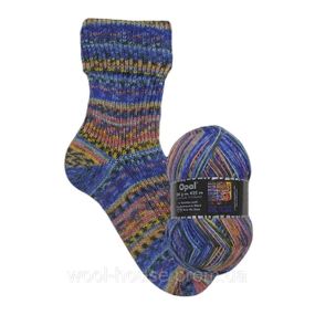 Шкарпеткова пряжа Opal Sockenwolle, серия Hundertwasser, 3207
