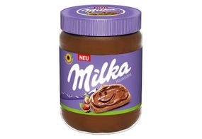 Шоколадно-горіхова паста без пальмової олії Milka Haselnusscreme, 600 г, Щвейцарія