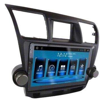 Автомагнітола штатна Toyota Highlander 2009-2014 (10") Android 10.1 (4/32) чорний (Toyota Highlander 2009-2014_9600) | Зображення 1