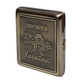Металевий Чоловічій Футляр без запальнички "Україна"