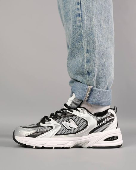 Мужские кроссовки New 530 Premium  White Grey Black Silver весна / літо / осінь А1157 44 28 - 28,5 см | Зображення 4