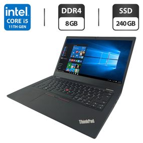 Ноутбук Lenovo ThinkPad L13 Gen 2 / 13.3" (1920x1080) IPS / Intel Core i5-1135G7 (4 (8) ядра по 2.4 - 4.2 GHz) / 8 GB DDR4 / 240 GB SSD / Intel Iris Xe Graphics / WebCam б/в