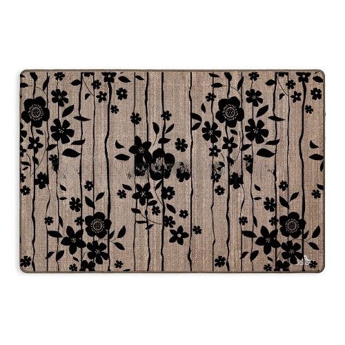 Килимок універсальний для підлоги льон Квіти 45*75см Дариана
