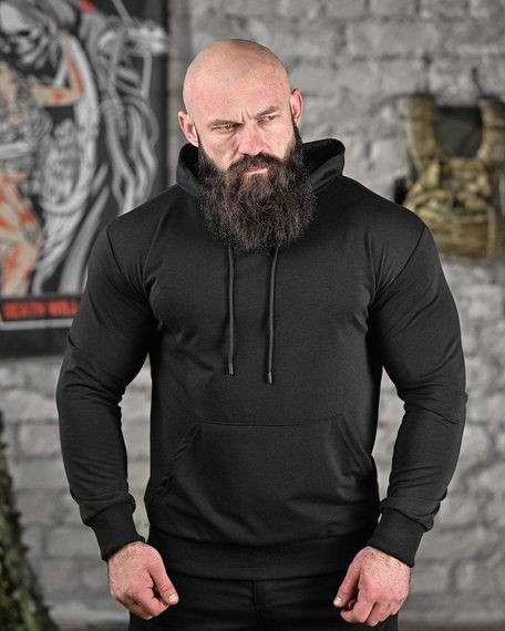 Худі вбиває не паління чорна ДЛ6438 | Зображення 1