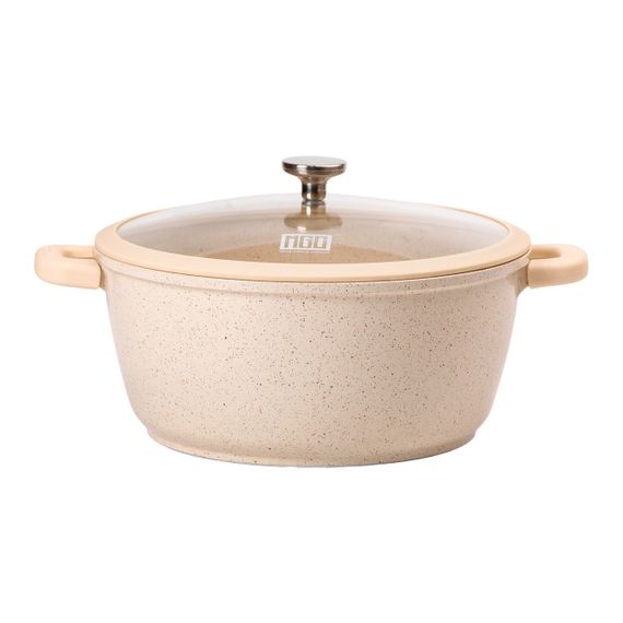 Набор из 5 кастрюль 2/3/4/5/6 л, толстое доно алюминиевые MGC | Зображення 3