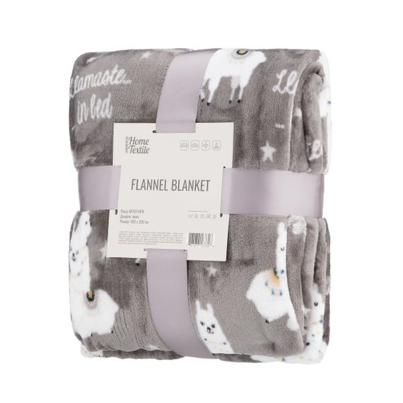 Плед Ardesto Flannel Лами ART0114PB 160х200 см сірий | Зображення 4