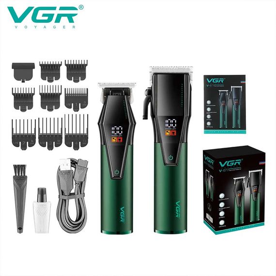 Машинка для стрижки бездротова VGR V-677 (43446-V-677_1386) | Зображення 1