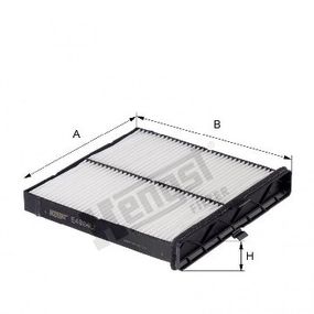 Фильтр салона Mazda 3 18-, Hengst, E4964LI,