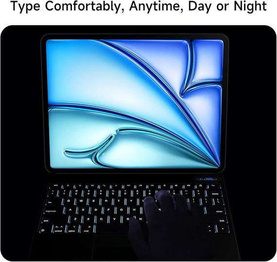 Чохол-клавіатура Nimin для iPad Air 13" (2024) та iPad Pro 12.9" (6/5/4/3 покоління) | Зображення 3