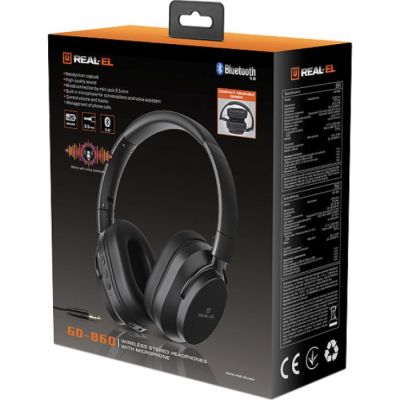 Наушники REAL-EL GD-860 Black (GD-860 Black) | Зображення 8