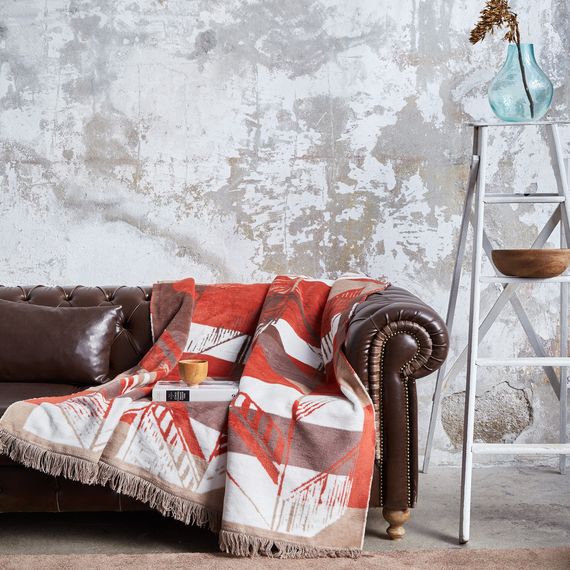 Покривало IDEIA 87209 Туреччина 150*200  Бавовна Бежевий