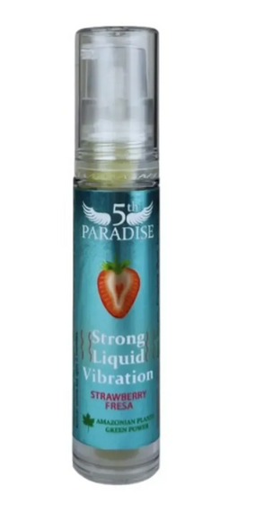 Стимулюючий гель (рідкий вібратор) 5th PARADISE Strong Liquid Vibration - Strawberry, 10 ml Sex Aura