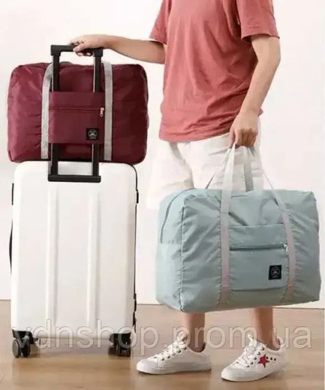 Містка дорожня сумка складана Unsiex, сумка для подорожей водонепроникна на замку | Зображення 4