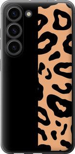 Чехол на Samsung Galaxy S23 Пятна леопарда из силикона FCh_089932