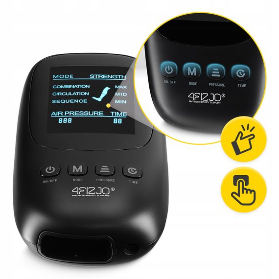 Апарат для пресотерапії та лімфодренажу 4FIZJO 4-и камерний LITE-C4 (P-5905973406611) | Зображення 4