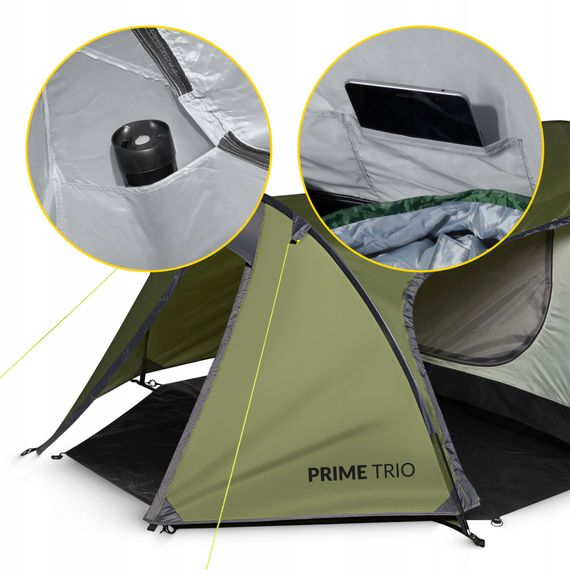 Намет туристичний Mountain Goat Prime Trio 3-місний Olive (P-5905973406574) | Зображення 9