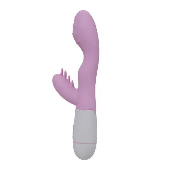 Вібратор - rabbit для подвійної стимуляції (USB, рожевий) | Зображення 5