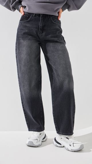 Джинси Baggy жіночі On me 5029 42 Сірий shop (2000999315633)