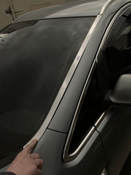 Окантовка вітрового скла (нерж) для Opel Astra J 2010-2024 рр