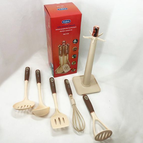 Кухарські приналежності Magio, Настільні набори кухонного приладдя, Приналежності для кухні з силікону XJ-48 | Зображення 3