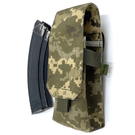 Подсумок на два магазина АК-2 Пиксель ММ-14 (olive) Oxford 1000D Molle закрытый | Зображення 4