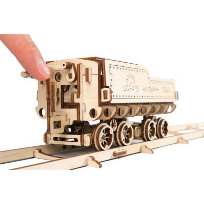 Конструктор Ugears Локомотив з тендером V-Експрес (70058) | Зображення 3