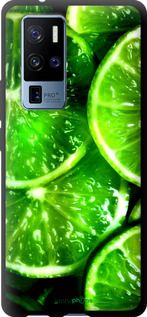 Чохол на Vivo X50 Pro Plus Зелені часточки лимона "852b-2056-2448"